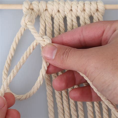 Macrame Double Half Hitch Knot - CleverPatch | CleverPatch - Art & Craft Supplies