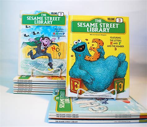 Sesame Street Library Complete Alphabet Set Books 1-12 A to Z