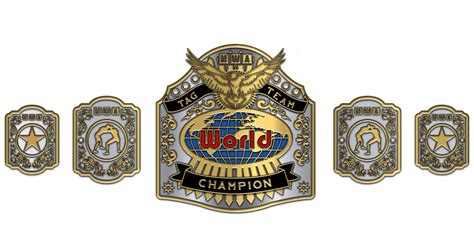 NWA World Tag Team Championship 2016-2017 Render : WWEGames