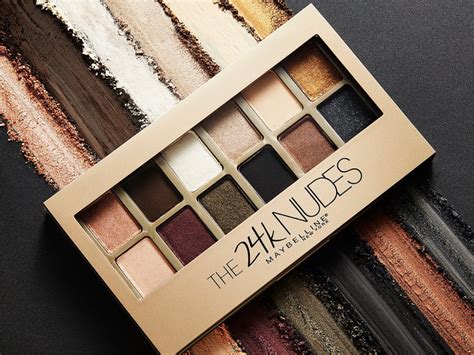 Maybelline The 24K Nudes Eyeshadow Palette Review, Swatches - Makeup ...