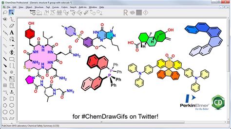 Colorful ChemDraw Collections (ChemDraw Magic 5) - YouTube