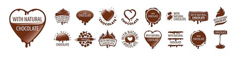 Illustration Of Chocolate Logo Design In Vector Format Creative Concept Template For Chocolate ...