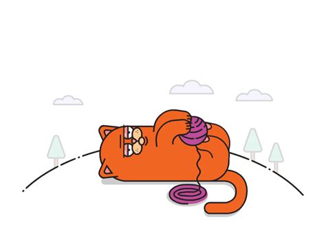 scepticat VS yarn ball | Animated gif, Animation, Cat gif