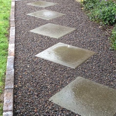 pea gravel and paver walkway - Google Search | Housey | Pinterest | Paver walkway, Pea gravel ...