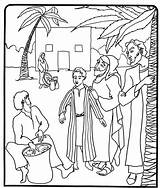 Joseph In Prison Coloring Page Sketch Coloring sketch template