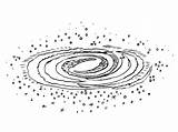 Galaxy Coloring Pages For Kids sketch template