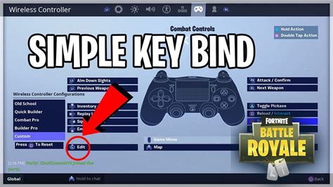 BEST SIMPLE KEY BIND FOR EDITING AND BUILDING IN FORTNITE BATTLE ROYALE ...