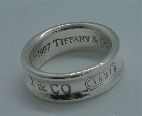 Cash USA Pawnshop. TIFFANY AND CO 1837 STERLING SILVER 925 RING SIZE 6.5 ; 1997 ; 7.1 GRAMS ...