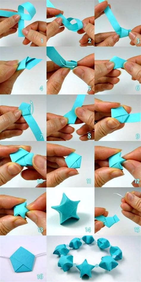 Folded Lucky Stars Tutorial | Origami lucky star, Origami crafts ...