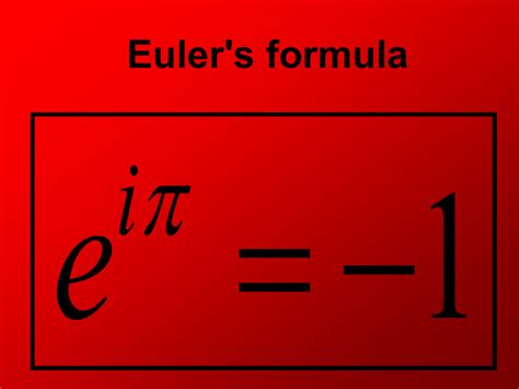 Euler`s formula