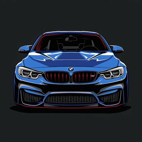 Premium Photo | Bmw car vector logo isolated on background