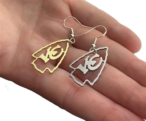 Kansas City Chiefs Earrings KC Chiefs Football Jewelry Super | Etsy