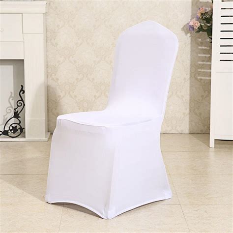 White 100PCs Spandex Folding Chair Covers Wedding Party Banquet Event ...