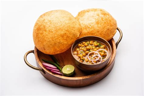 Chole bhature is a North Indian food dish. A combination of chana ...