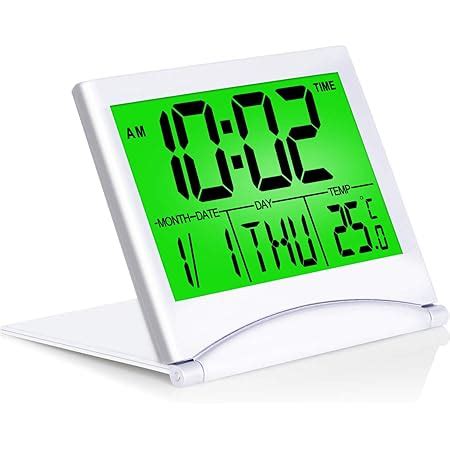 Amazon.com: Digital Travel Alarm Clock - No Bells, No Whistles, Simple Basic Operation, Loud ...