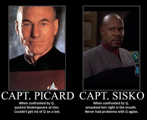 I like Picard; however, I REALLY like Sisko! HOOAH!!! | Star trek funny, Star trek meme, Star ...