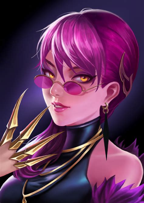 ArtStation - K/DA Evelynn-FANART