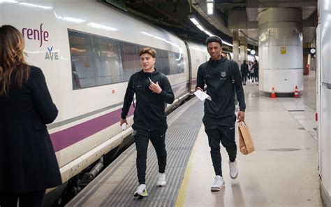 Barça take high speed train to Madrid