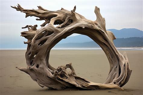 Premium AI Image | Photo of Driftwood Art