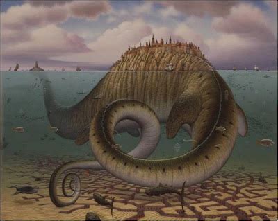 En el Tren de La Vida: Jacek Yerka: Pintura surrealista