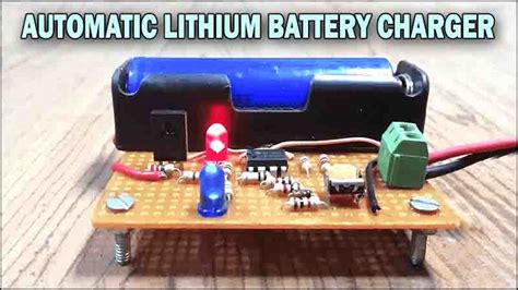 How to Make Automatic Lithium Battery Charger - TRONICSpro