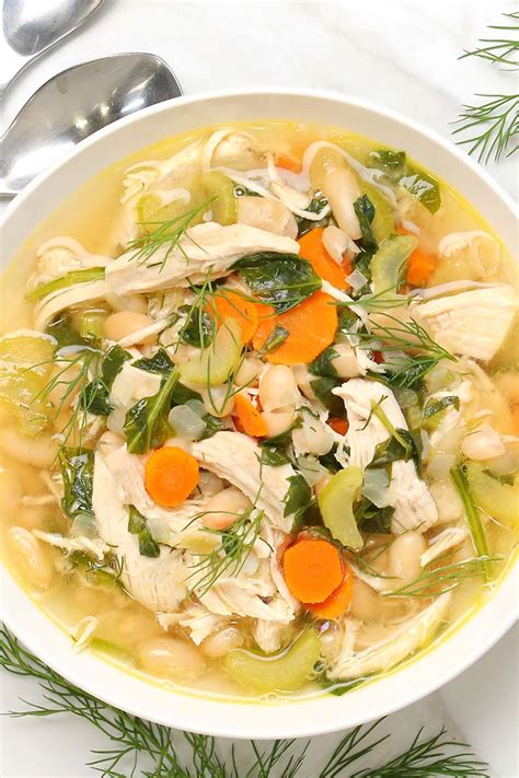 Healthy Chicken Soup - The Domestic Geek