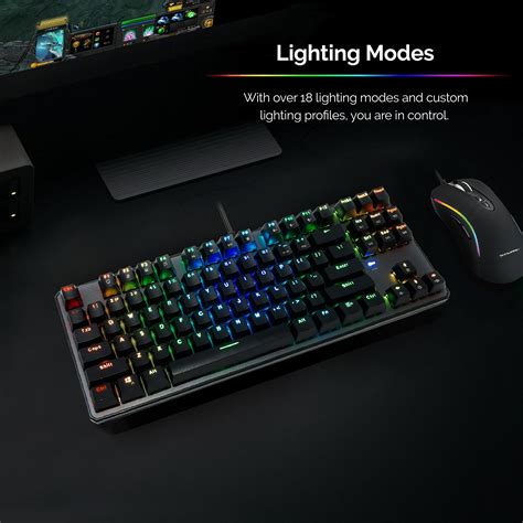 Tecware Phantom 87 Key Mechanical Keyboard, RGB led, Outemu Blue Switch - Buy Online in UAE ...