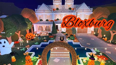 Bloxburg - Halloween house tour 🎃 👻 - YouTube