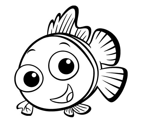 Mewarnai Gambar Ikan Nemo Lucu Untuk Anak | Mewarnai Gambar