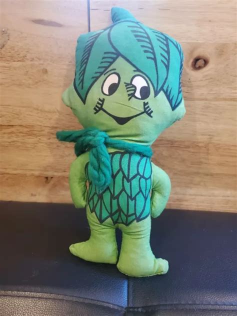 VINTAGE 1970S JOLLY GREEN GIANT LITTLE SPROUT Advertising Mascot Plush Toy $11.99 - PicClick