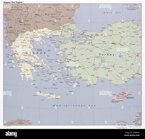 Greece and turkey map hi-res stock photography and images - Alamy