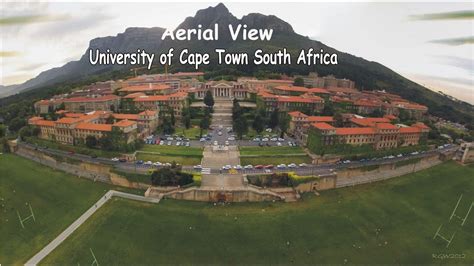 Aerial View University of Cape Town South Africa |University of Cape ...