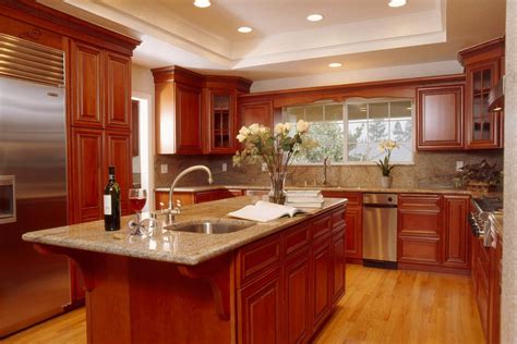 What Color Tile Floor With Cherry Cabinets | Floor Roma