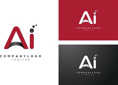 Creative Monogram AI logo Initial style, modern logo design Pro Vector ...