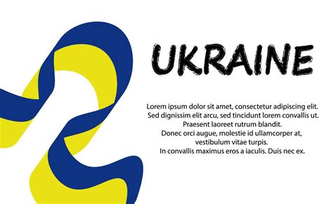 Waving flag of Ukraine. Vector illustration 14199990 Vector Art at Vecteezy