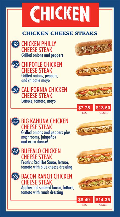 Jersey Mike's Subs Menu | Order Online | Delivery | Lincoln NE | City ...