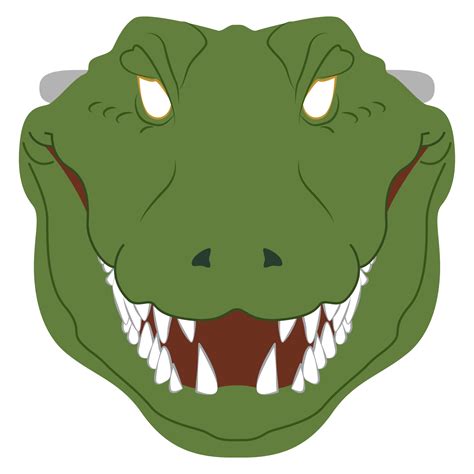 Crocodile Mask Template | Free Printable Papercraft Templates