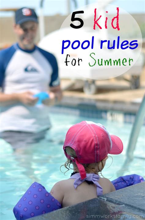 5 Kid Pool Rules For Summer