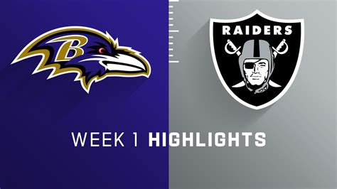 Baltimore Ravens vs. Las Vegas Raiders highlights | Week 1