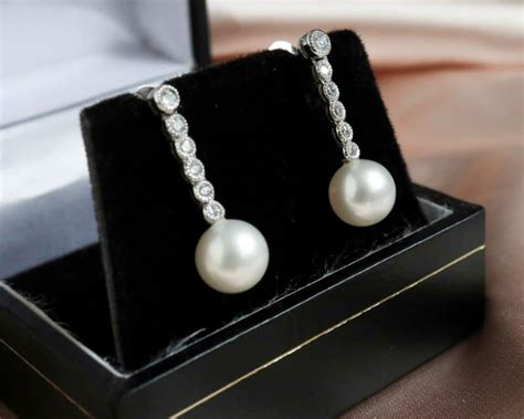 Vintage Style Pearl Earrings | Aladdin's Cave Jewellery