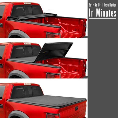 3-Fold Soft Tonneau Cover for 2016 – 2023 Toyota Tacoma (5ft Box) – Full Auto Parts and Accessories