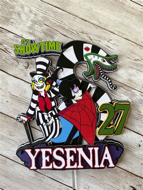 Beetlejuice cake Topper Personalized Cake Toppers, Personalised ...