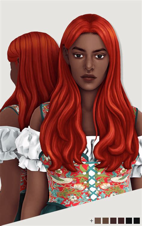 Sims 4 luutzi tinkara female hair | The Sims Book