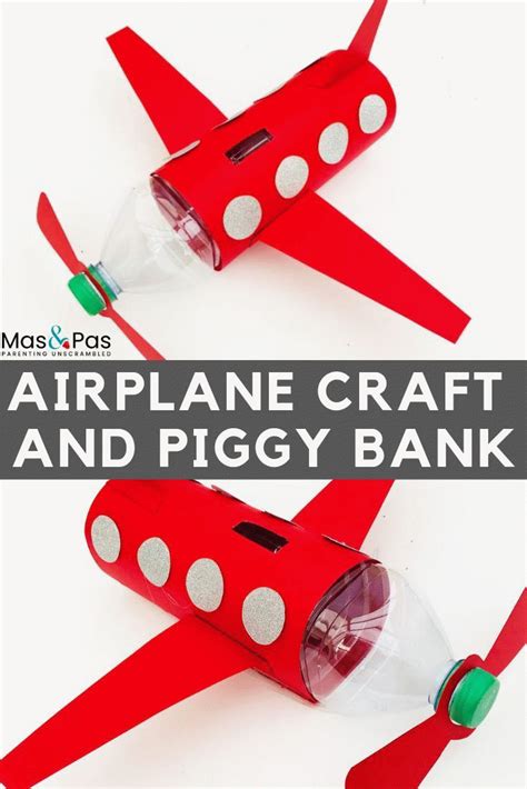 Airplane Craft | Airplane crafts, Recycled crafts kids, Craft activities for kids