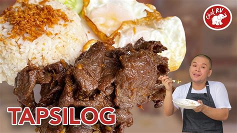 Chef RV Manabat - TAPSILOG Beef Tapa Recipe Filipino, Filipino Recipes ...