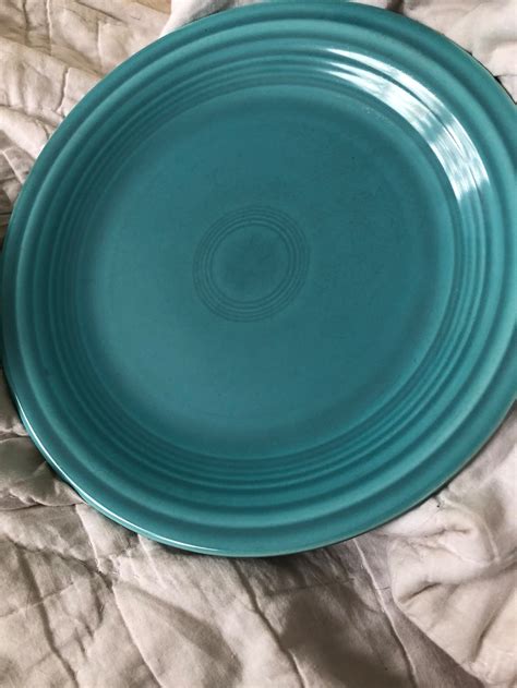 Original Turquoise Fiestaware Dinner Plate - Etsy UK