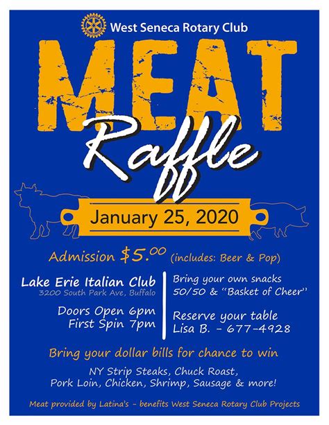 WS Rotary Meat Raffle | Rotary Club of West Seneca