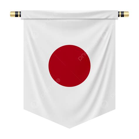 Gambar Panji Dengan Bendera Nasional Jepang, Bendera Kebangsaan, Bendera Jepang, Vektor Jepang ...