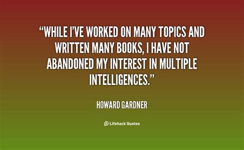 Quotes From Howard Gardner. QuotesGram