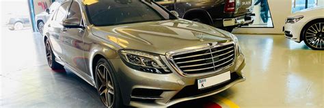 Mercedes S400 Interior and Exterior Detailing in Dubai